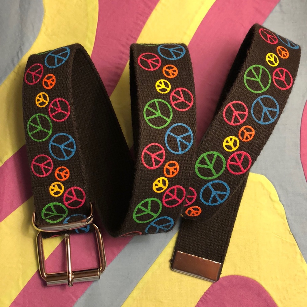 Peace Sign Belt